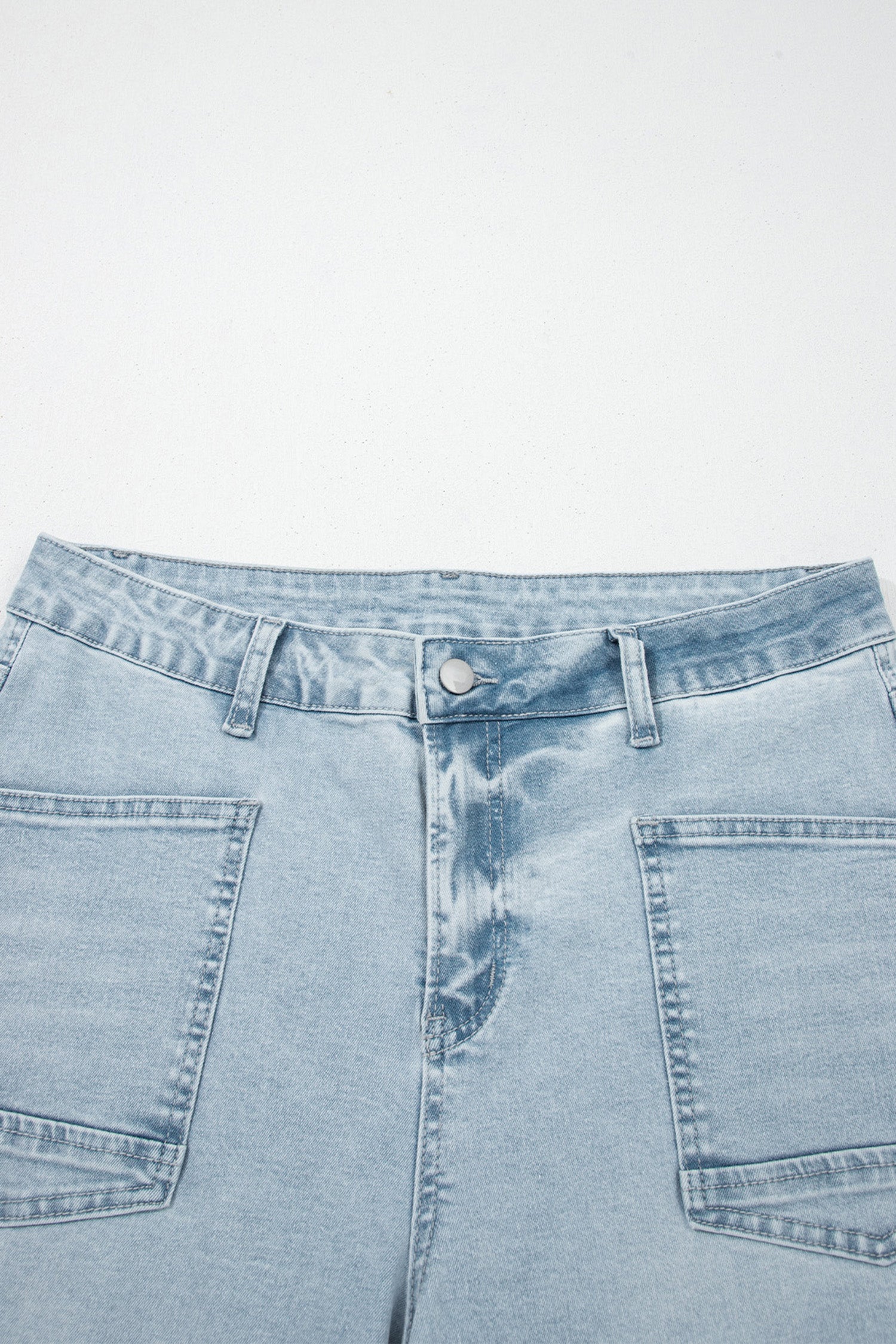 Women's Frayed Cropped Straight Leg Jeans UK 8-20 at LivelyLooks
