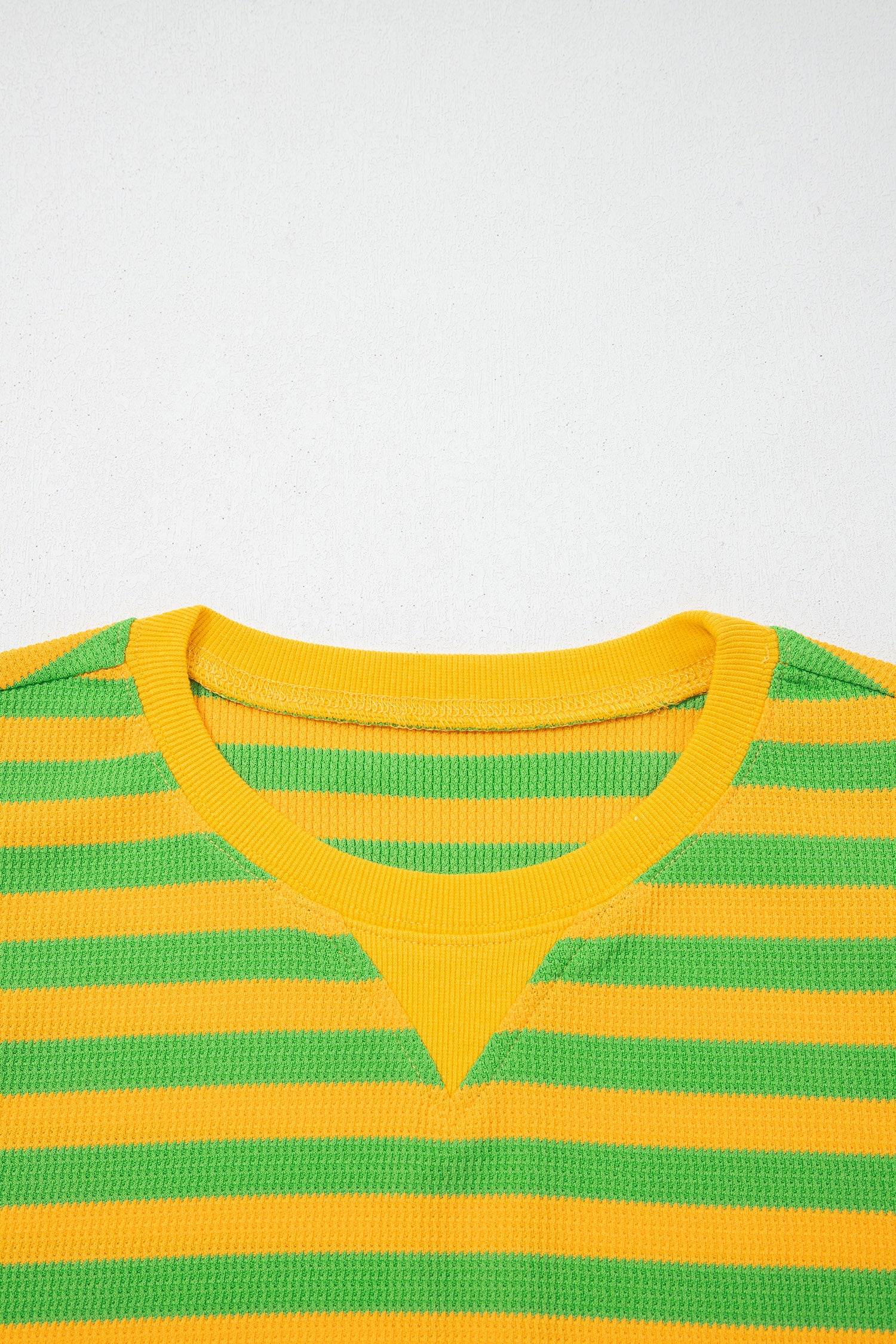 Women's Stripe Puff Sleeve Top & Shorts Matching Set S-2XL