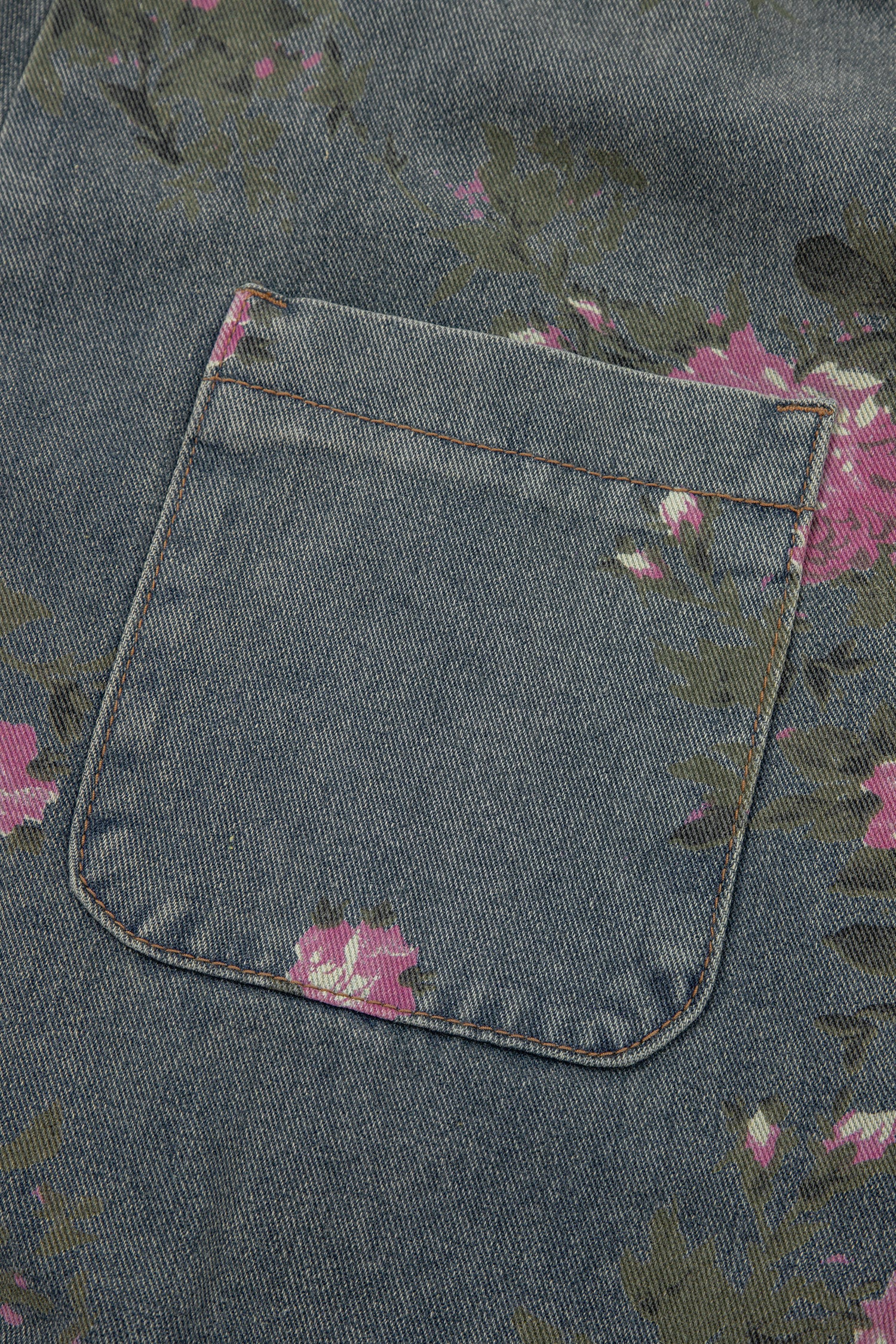 LivelyLooks Floral Print Pleated High Waist Wide Leg Denim Jumpsuit | S-XL women's fashion