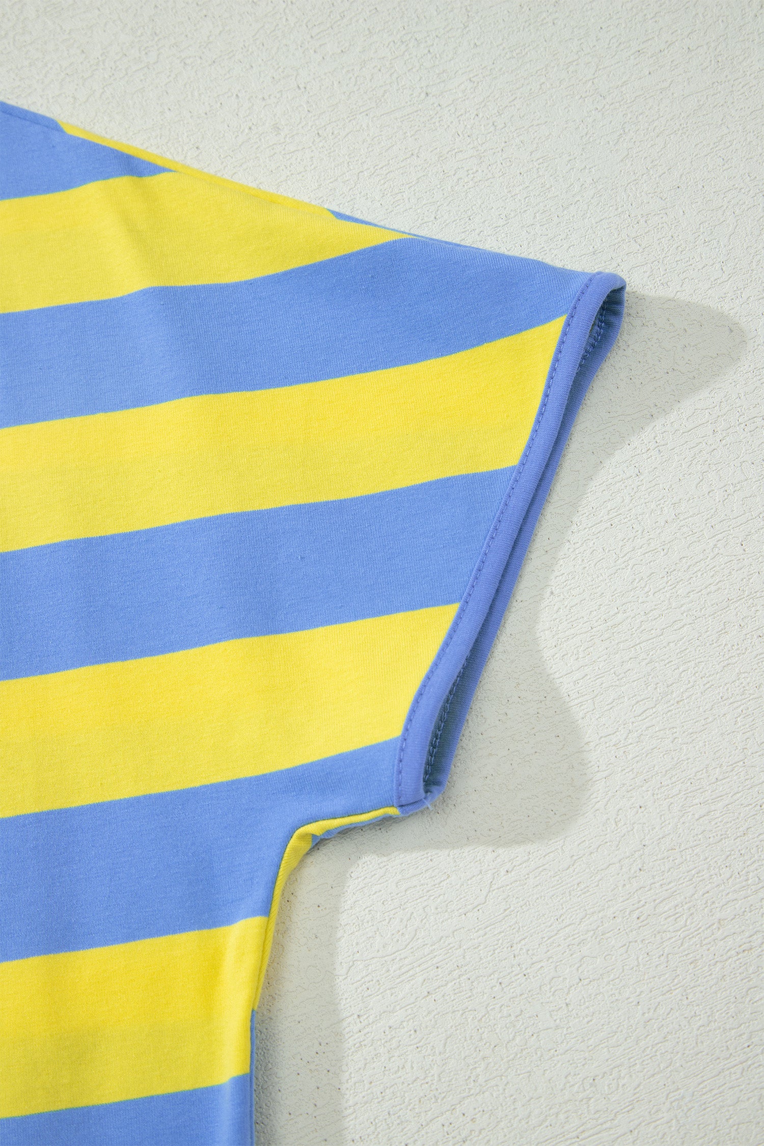 Striped Dolman Tee & Drawstring Skort Set – Pink, Rose & Yellow