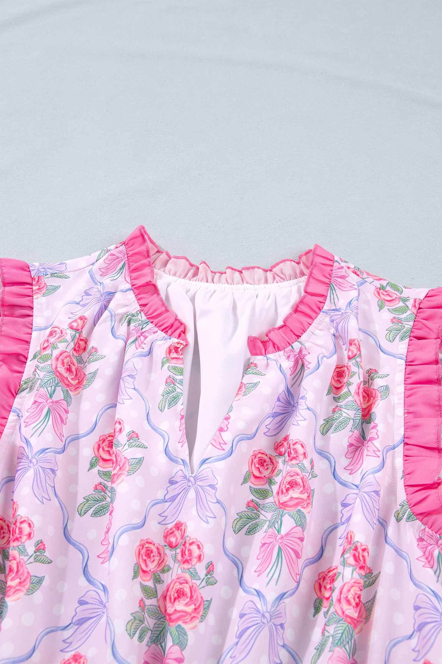 Purple Tiered Ruffle Sleeveless Summer Floral Mini Dress S-XL
