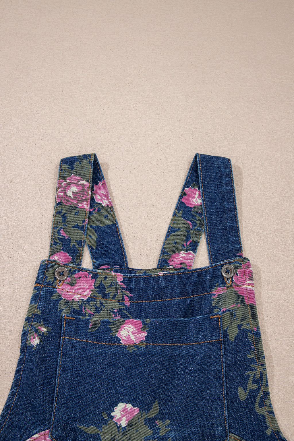 LivelyLooks Floral Print Pleated High Waist Wide Leg Denim Jumpsuit | S-XL women's fashion
