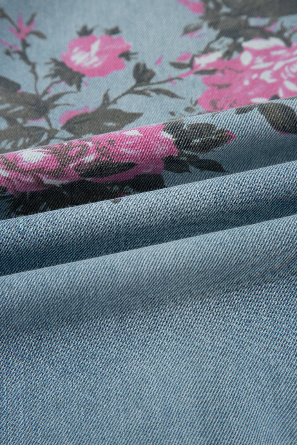 Shop Blue Garden Floral Print Bootcut Jeans | UK Sizes 6-18 at LivelyLooks