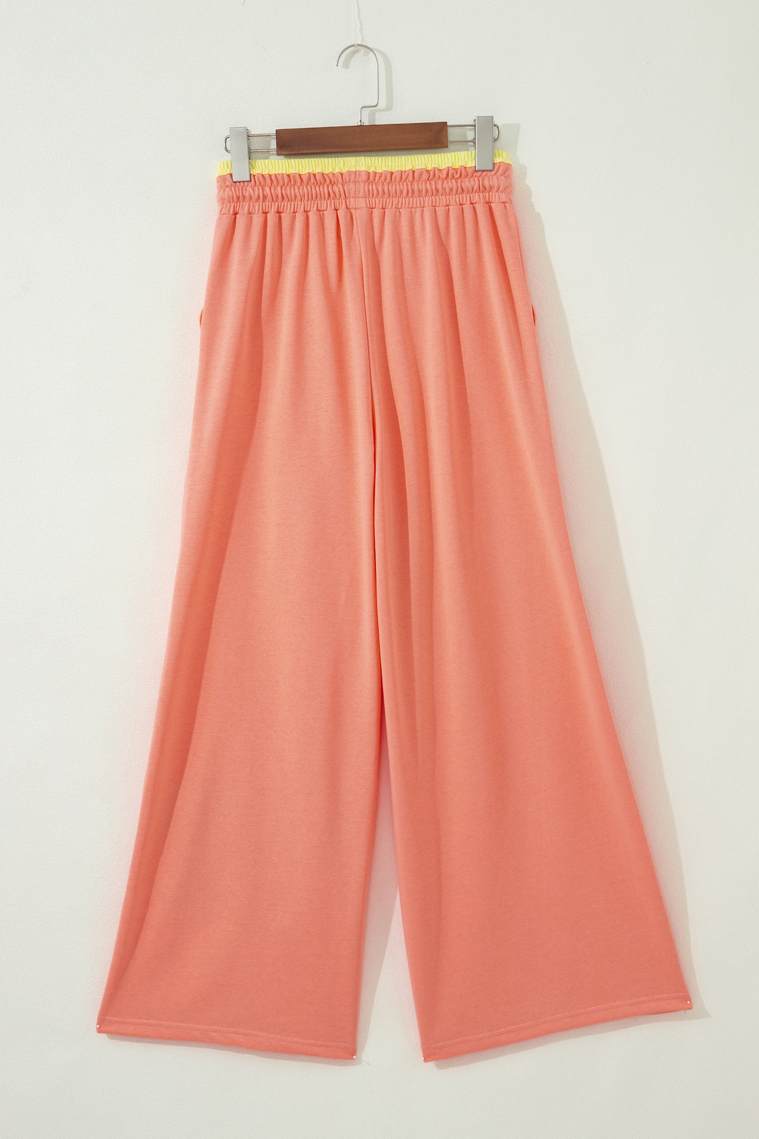 Shop Orange Boho Floral Patchwork Wide Leg Trousers Women S-XL at LivelyLooks