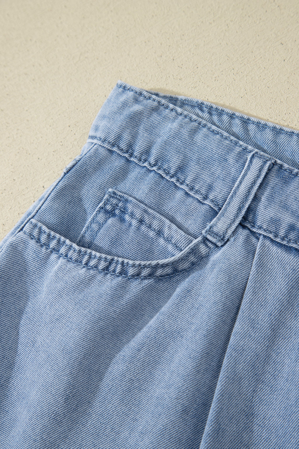 Blue Scalloped Hem Denim Shorts | Casual Summer | UK 8-20