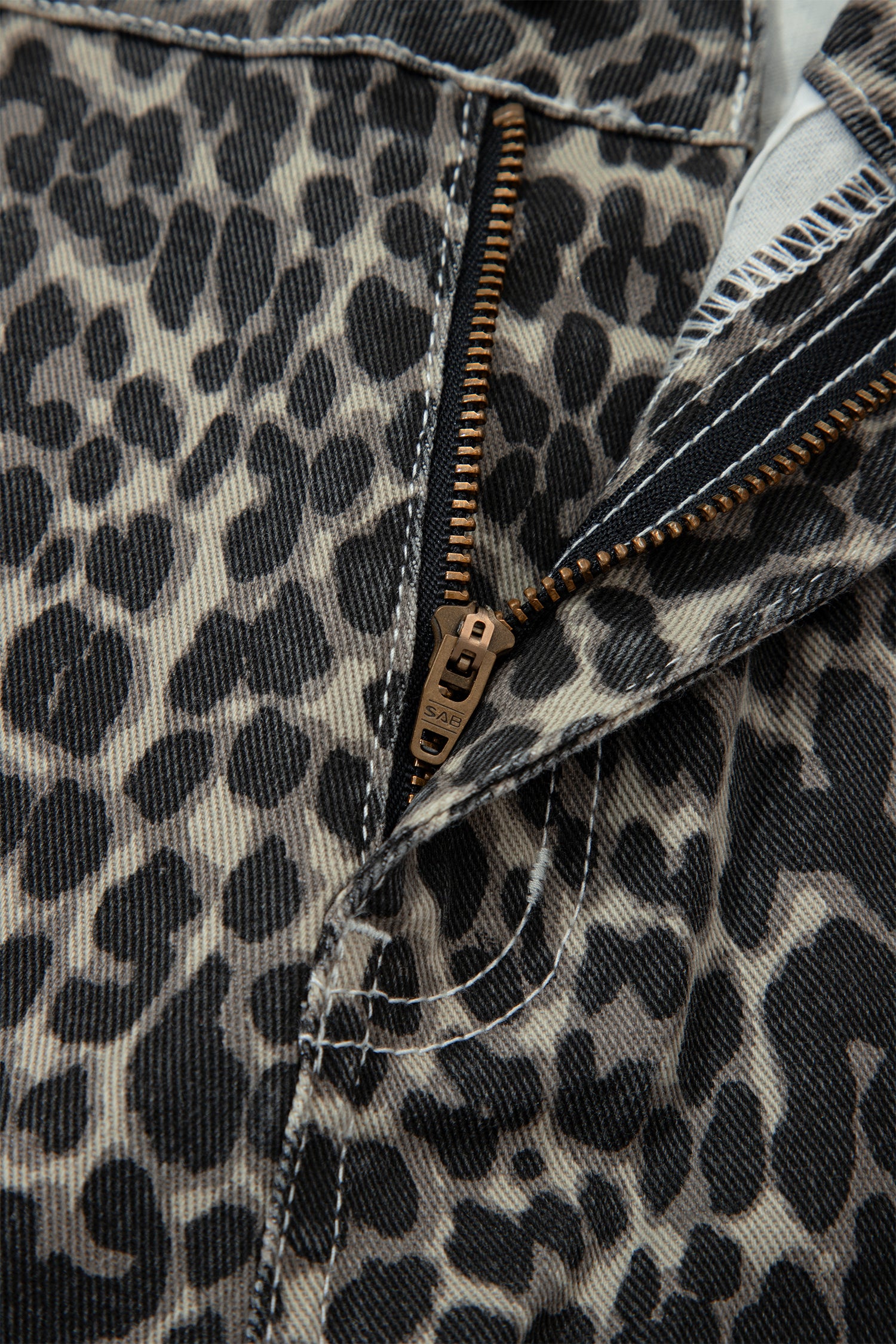 Shop Black Leopard Print High Waist Barrel Jeans UK 8-20 at LivelyLooks